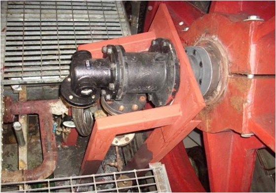 开放式齿轮焊接支架连接