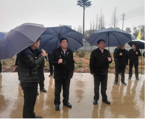 宣城市委书记率各级领导冒雨考察郎溪腾旋 宣城市委书记率各级领导冒雨考察郎溪腾旋