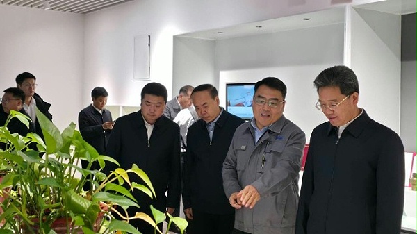 腾旋副总经理潘宁陪同考察